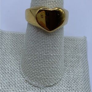 Gold Heart Ring